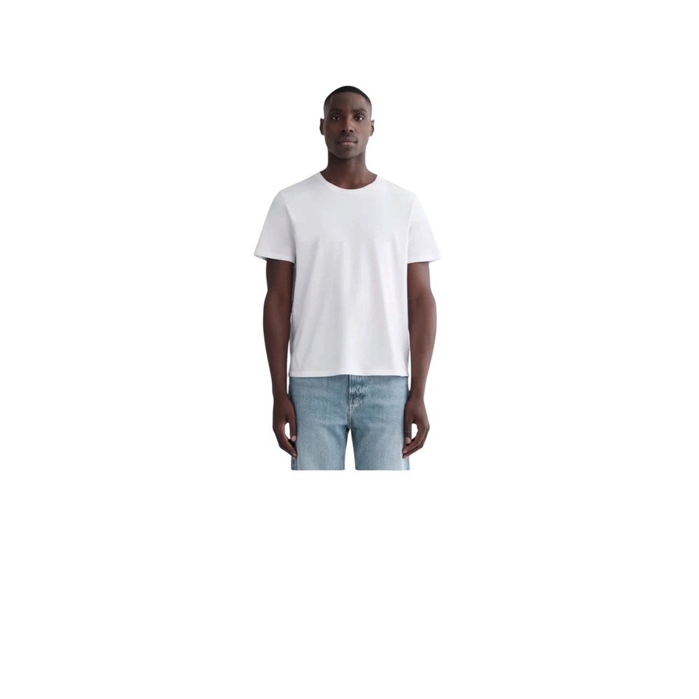 Everlane T-Shirt Mens Medium White New Organic Cotton The Essential Organic Crew - Picture 1 of 6